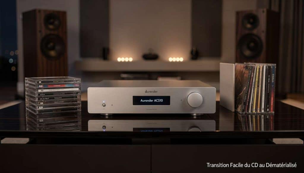 Aurender ACS10 : transition Facile du CD au Dématérialisé