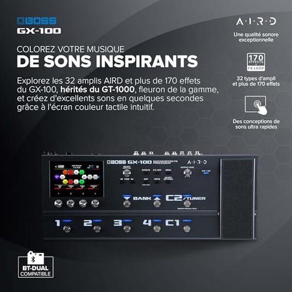 Découvrez notre test détaillé du bOSS GX-100, un processeur d'effets avancé pour guitare qui transforme votre son. Explorez ses fonctionnalités innovantes et voyez comment il se distingue des autres modèles sur le marché.