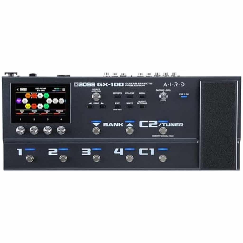Test : bOSS GX-100, processeur d'effets avancé pour guitare