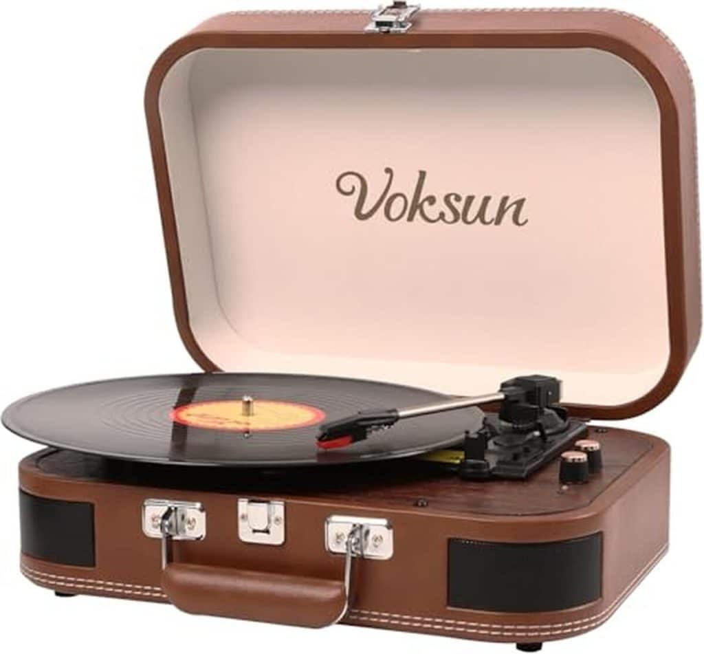 Test de la platine Voksun vintage Bluetooth : performance et style
