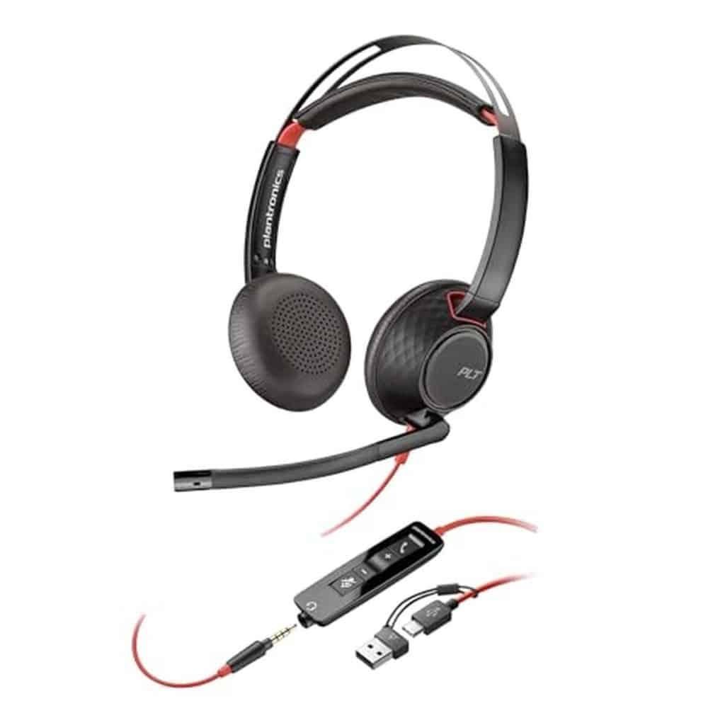 Test du micro-casque filaire Poly Blackwire 5220 : confort et polyvalence