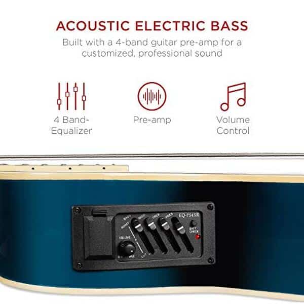 Découvrez notre évaluation détaillée de la guitare basse électrique acoustique 4 cordes bleue Best Choice Products : performance, design et rapport qualité-prix analysés pour les musiciens exigeants