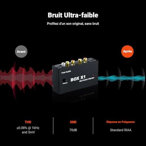 Découvrez notre test complet du préampli phono mini Fosi Audio BOX X1. Performances, qualité audio et prix : tous les détails pour bien choisir.