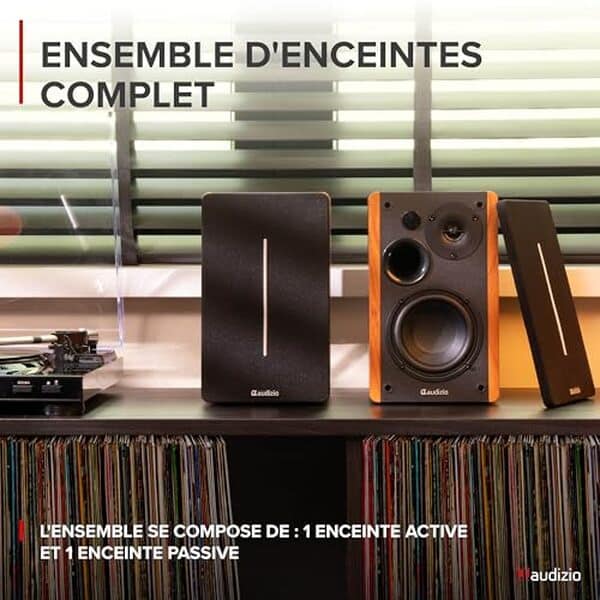 Découvrez notre test des enceintes Audizio KS01B : 120 W de puissance, qualité sonore HiFi exceptionnelle et design élégant. Avis détaillé et caractéristiques techniques. 