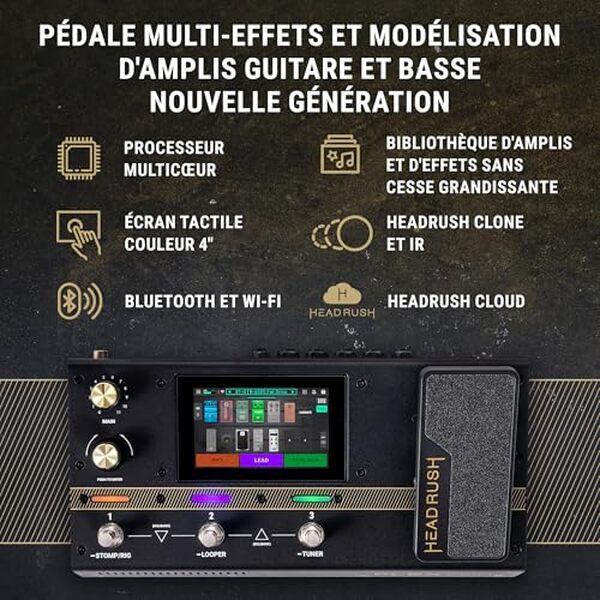 Découvrez notre test complet de la HeadRush Flex Prime, la pédale ultime pour guitaristes et bassistes. Performances, fonctionnalités et verdict d'expert. 