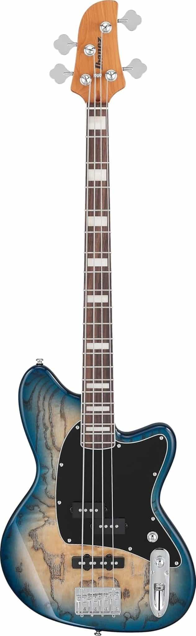 Test de la basse électrique Ibanez Talman TMB400TA-CBS : puissance et style cosmic blue