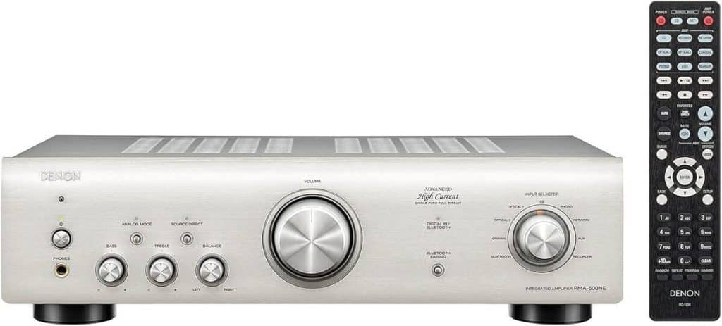 Test de l'amplificateur Denon PMA-600NE 2x70W argenté