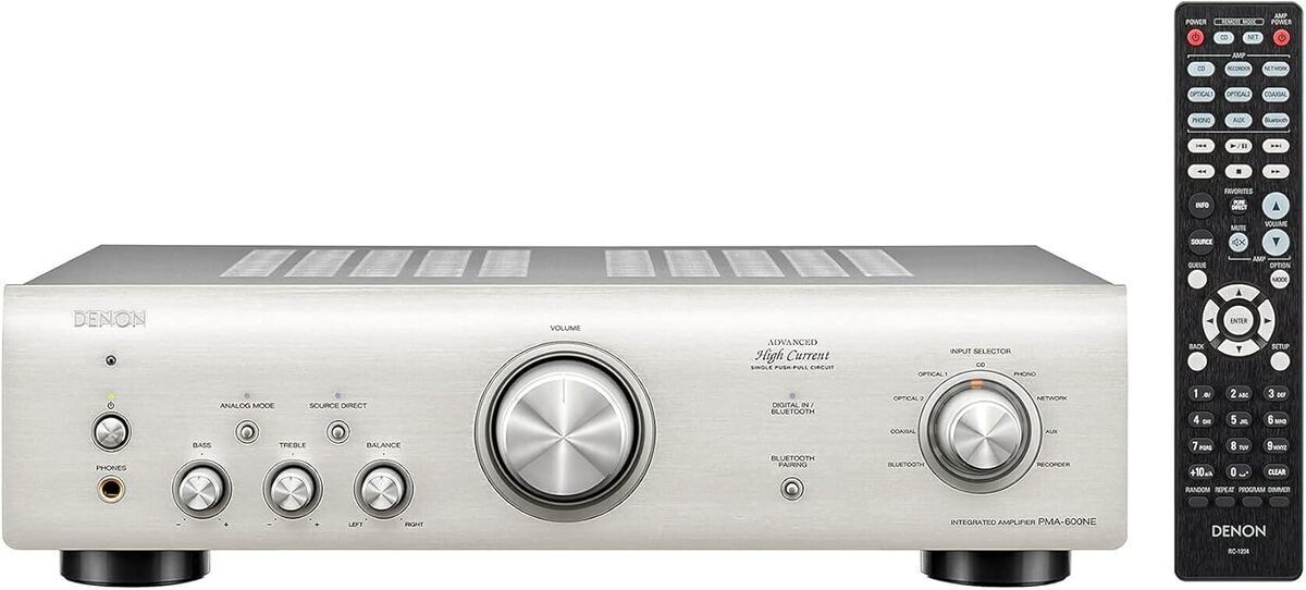 Test de l'amplificateur Denon PMA-600NE 2x70W argenté