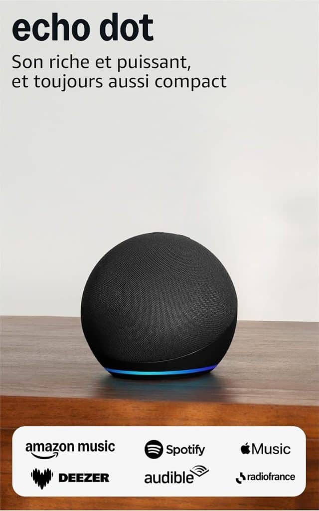 Test de l'enceinte Echo Dot Wi-Fi Alexa : son puissant