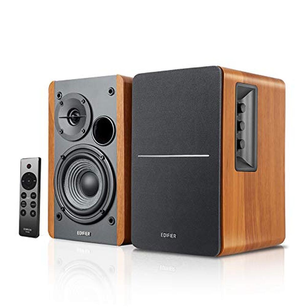 Test des enceintes Bluetooth Edifier R1280DBs : puissance et style bois