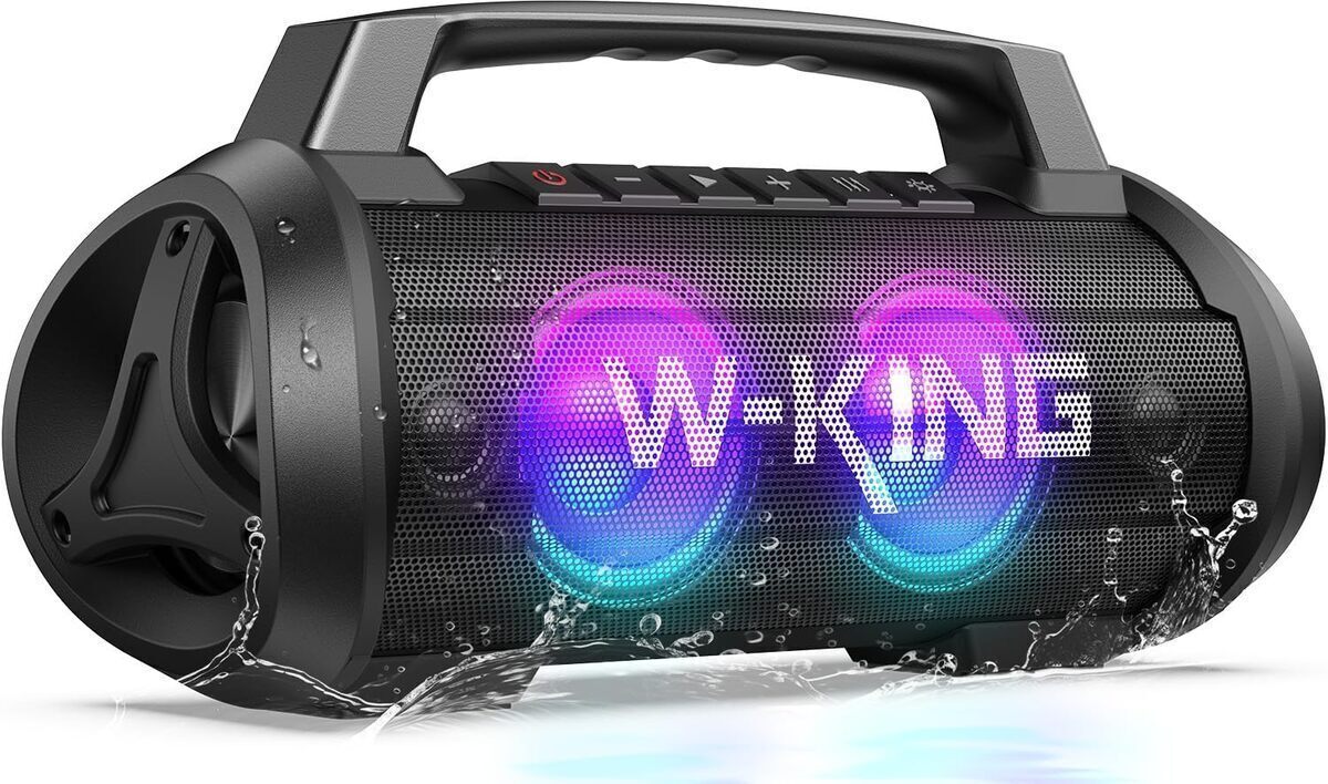Test : enceinte bluetooth W-KING 120W max étanche et puissante