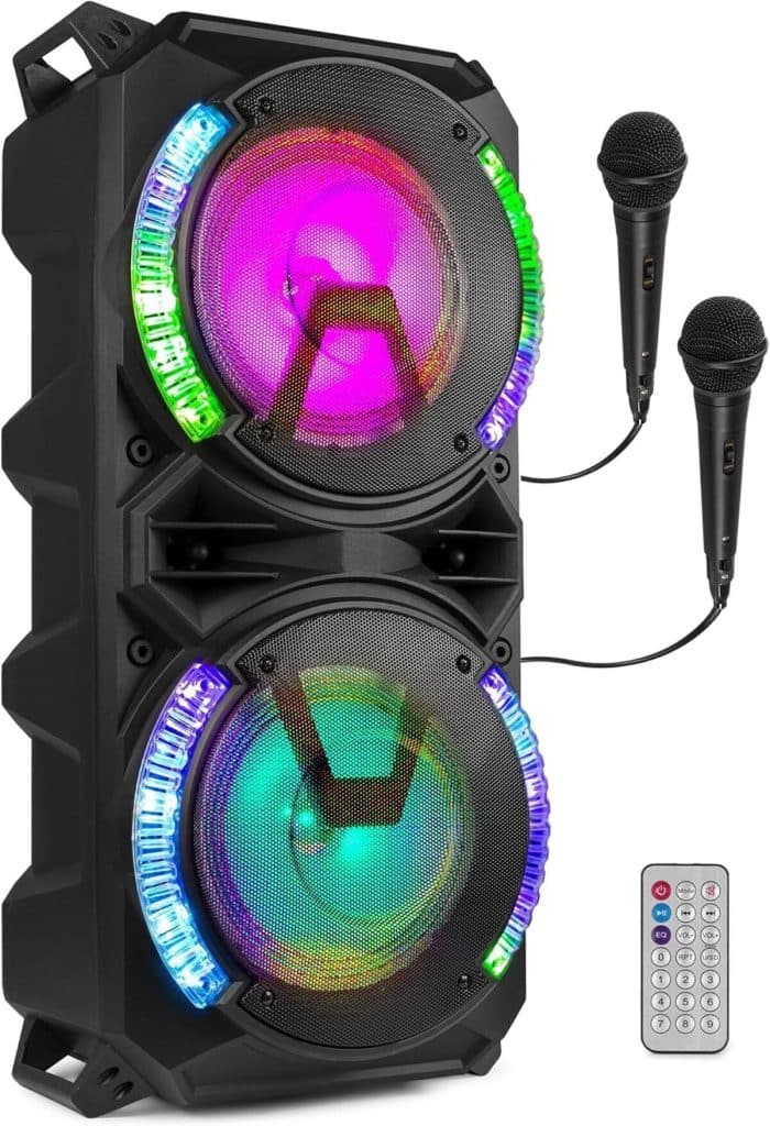Test Fenton LIVE280 : enceinte karaoke LED puissante et polyvalente