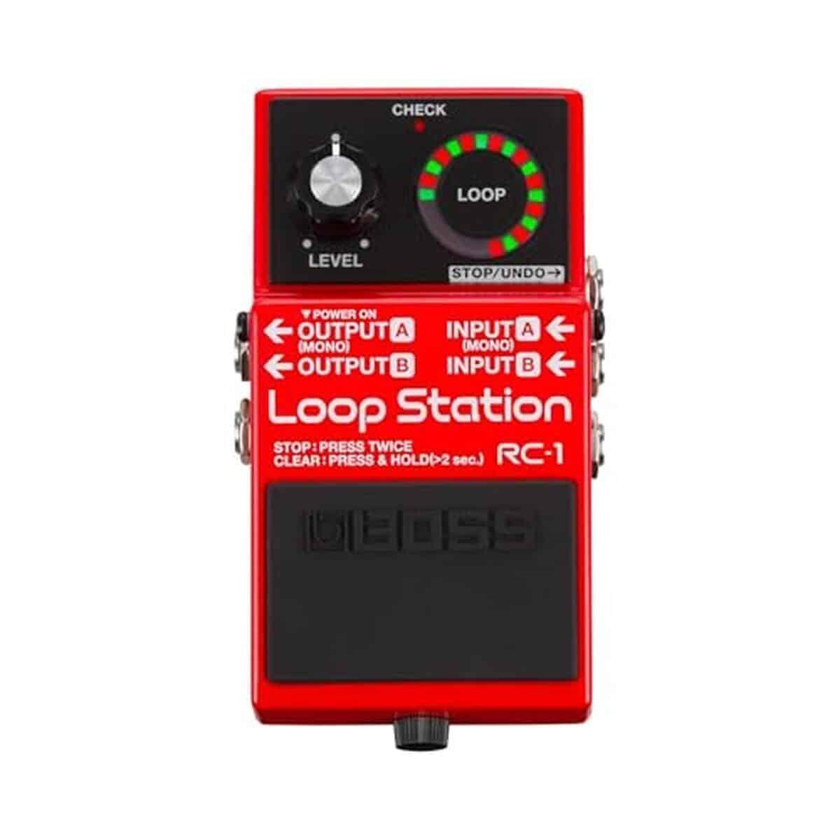 Test pédale Loop Station RC-1 BOSS : le looper simple et efficace