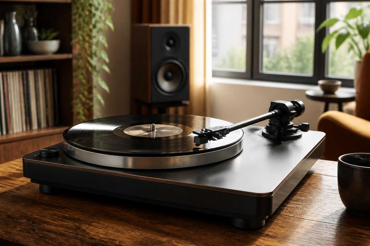 Introduction aux platines vinyle avec pr&eacute;ampli phono int&eacute;gr&eacute;