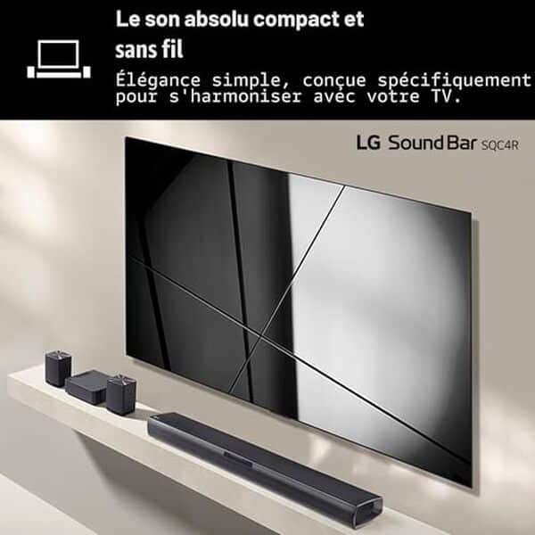 Découvrez notre test détaillé de la barre de son LG SQC4R : performances audio, connectivité sans fil et qualité sonore pour votre divertissement à domicile.
