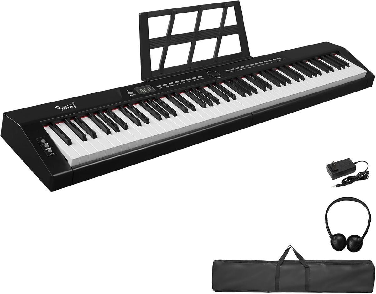 Test : piano numérique Bonnlo 88 touches, idéal pour débutants et amateurs