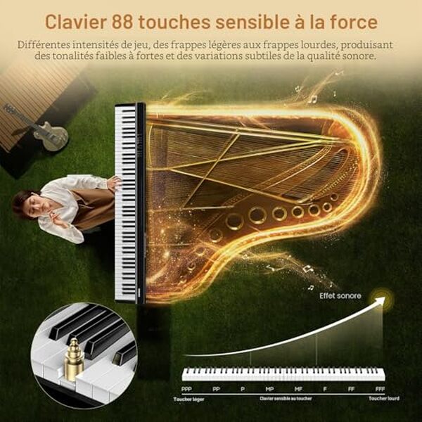 Découvrez notre test détaillé du piano numérique TERENCE avec 88 touches semi-pondérées : portabilité, qualité sonore et performances analysées pour vous.