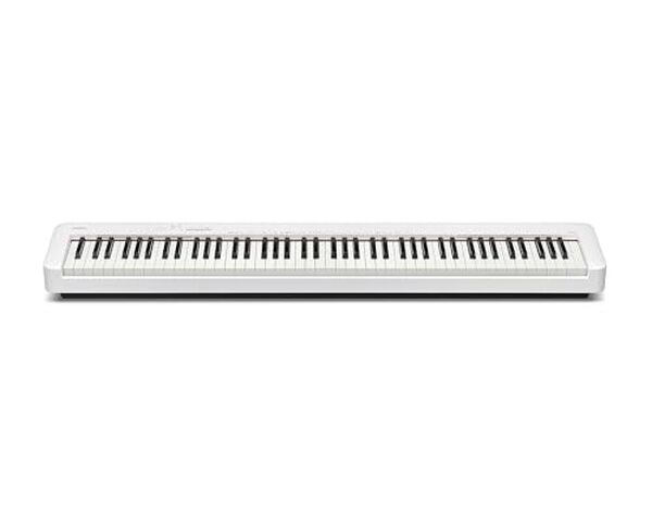 Découvrez notre test détaillé du piano numérique Casio CDP-S110WE avec ses 88 touches pondérées. Caractéristiques, avantages et inconvénients du modèle blanc.