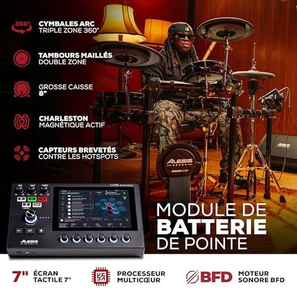 Découvrez notre test complet de la batterie électronique Alesis Strata Club avec ses 144 000 échantillons. Avis, caractéristiques et performances pour trouver la batterie idéale.
