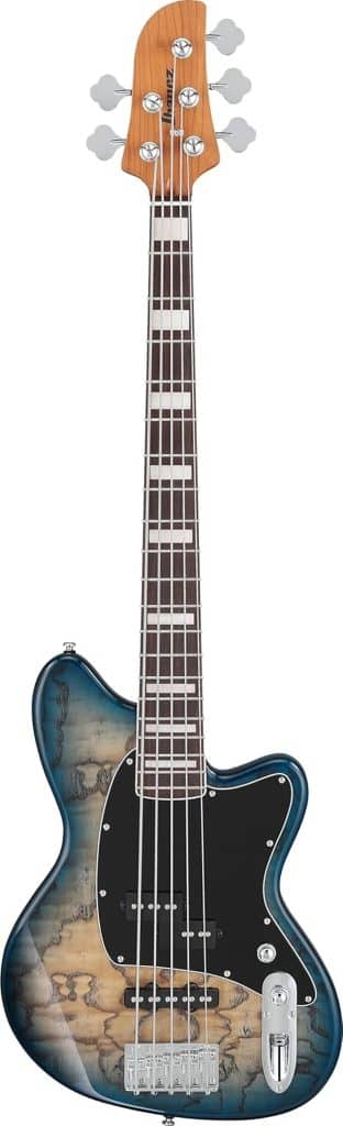 Test Ibanez Talman Tmb405ta-cbs : basse électrique 5 cordes cosmic blue