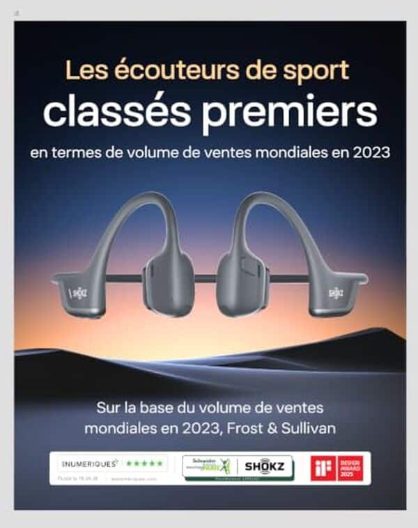 Découvrez notre test détaillé du casque Shokz OpenRun Pro 2 : qualité sonore, innovation et confort pour vos entraînements et au quotidien. 