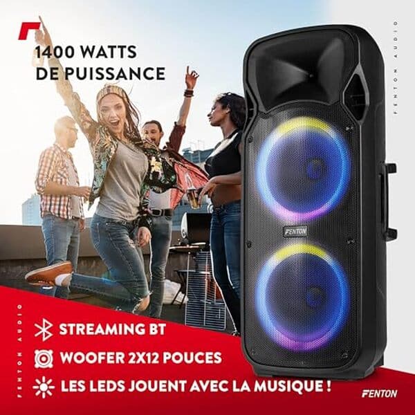 Découvrez notre test complet de l'enceinte Fenton FT212LED MK2. Puissance éclatante, son de qualité et design innovant pour des soirées réussies. Avis détaillé et conseils d'achat. 