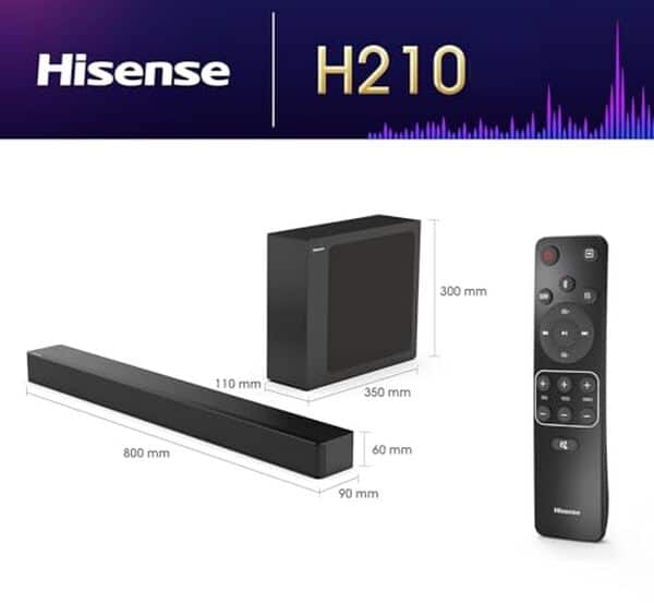 Découvrez notre avis détaillé sur la barre de son Hisense H210 240W : qualité sonore immersive, puissance audio et caractéristiques pour un cinéma maison performant. 