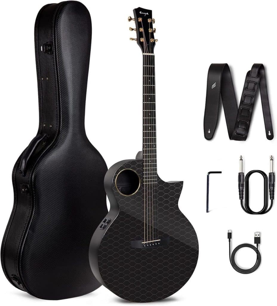 Test : guitare Enya X4 PRO 41 pouces en fibre de carbone