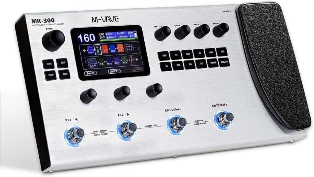 Test : m-VAVE MK-300, le modéliseur d'ampli et processeur d'effets surpuissant pour basse