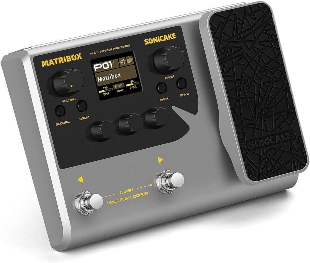 Test pédale guitare Sonicate Matribox : multi effets et modélisation d'amplis