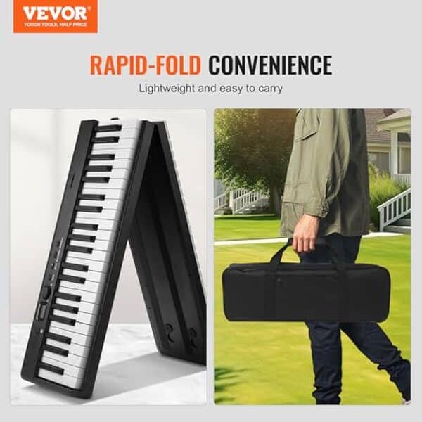 Découvrez notre test détaillé du clavier piano pliable 88 touches VEVOR : caractéristiques, performances et avis pour bien choisir votre instrument de musique. 