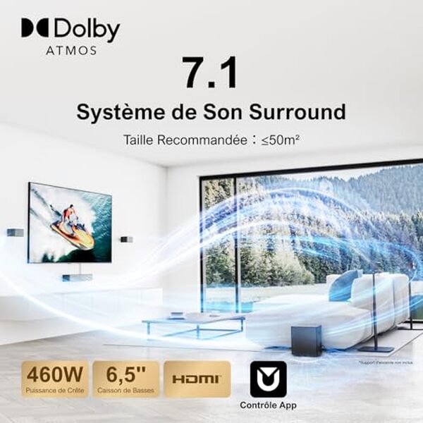 Découvrez notre test détaillé de la barre de son Ultimea Poseidon D80 : 460W de puissance, dolby Atmos et performances audio premium pour votre home cinéma. 