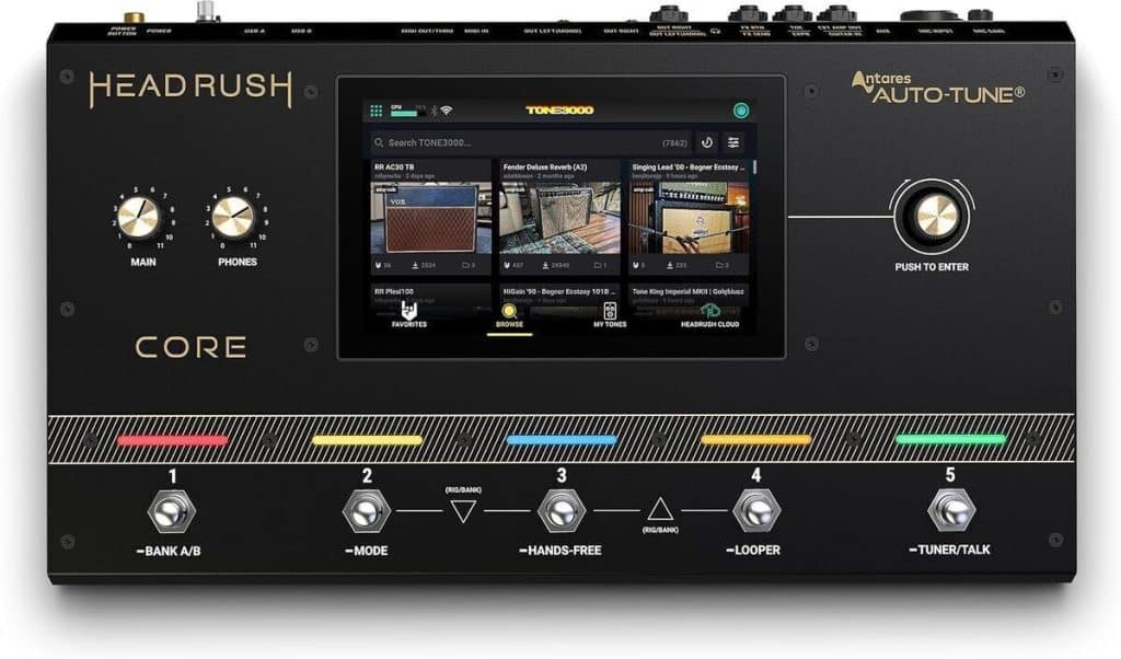 Test HeadRush Core : modélisateur guitare multifonction