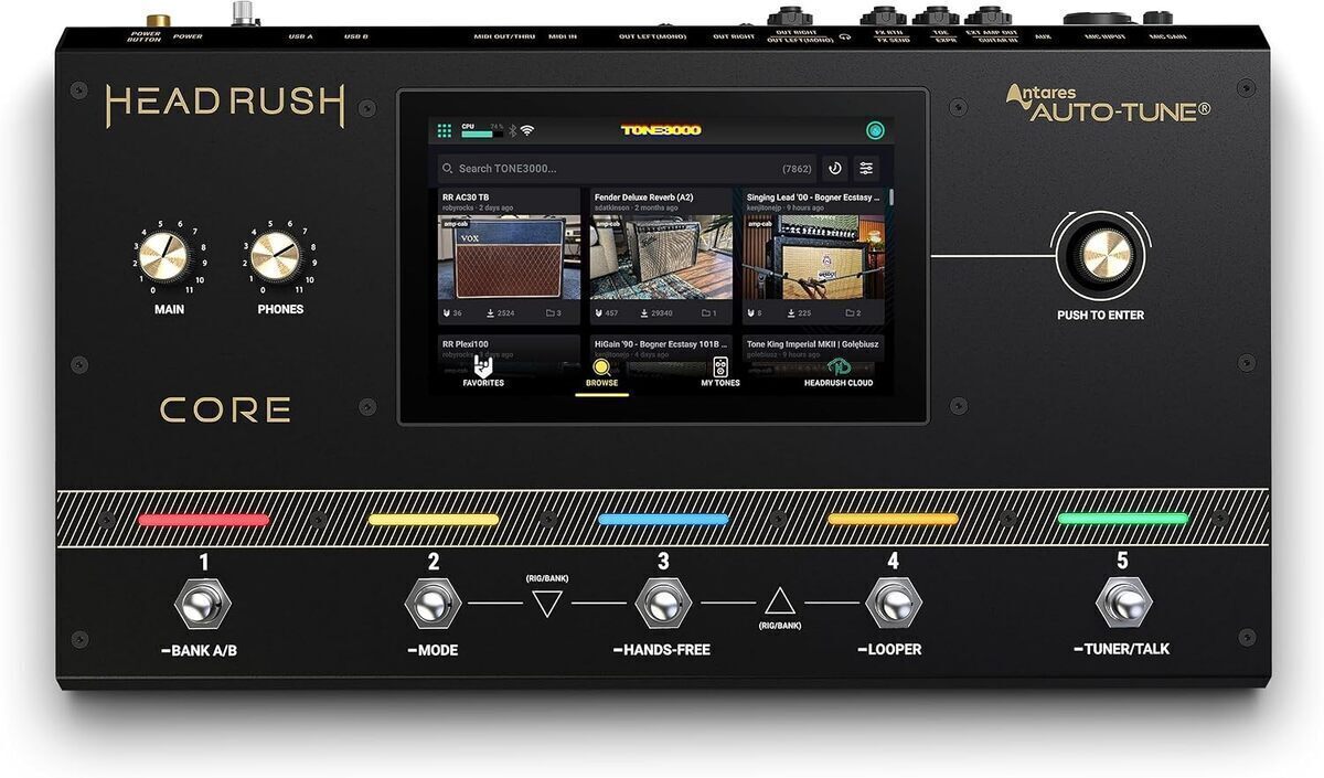 Test HeadRush Core : modélisateur guitare multifonction