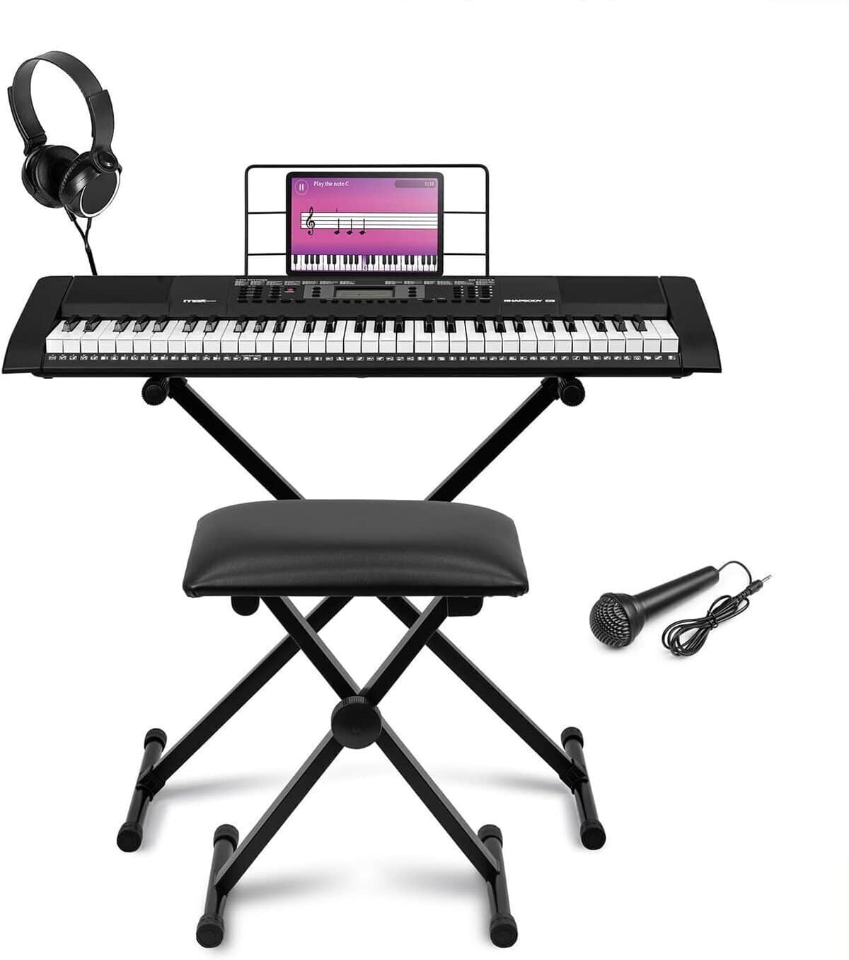 Test : max rhapsody61L, clavier électronique pour débutants