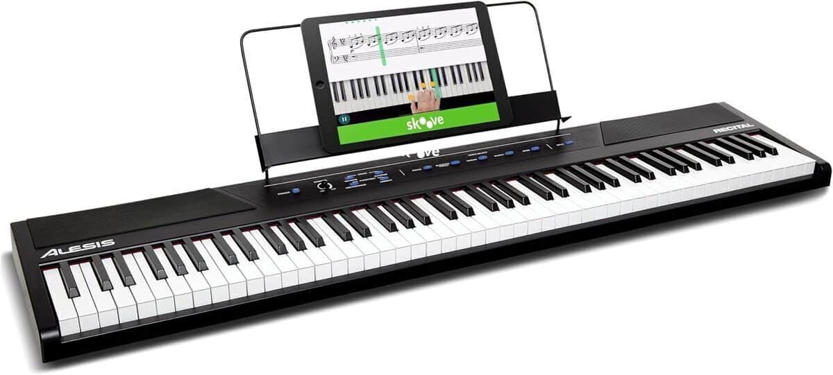Test : piano numérique Alesis Recital 88 touches