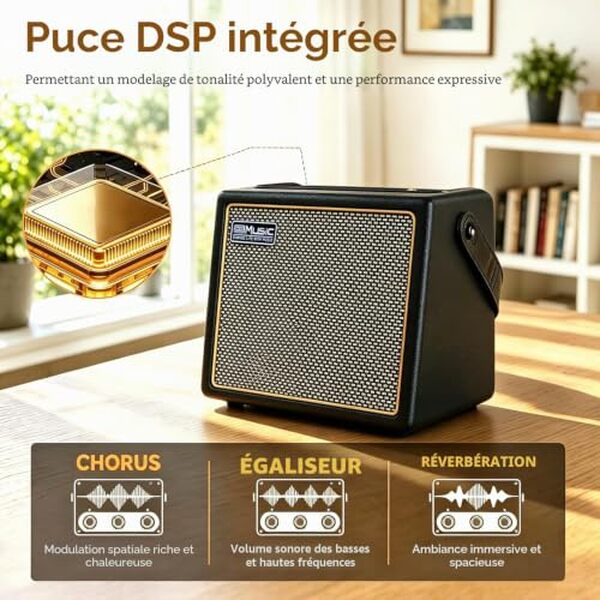 Découvrez notre test détaillé du coolmusic ampli guitare 30W BT portable : caractéristiques, son, portabilité et verdict complet pour choisir votre ampli.