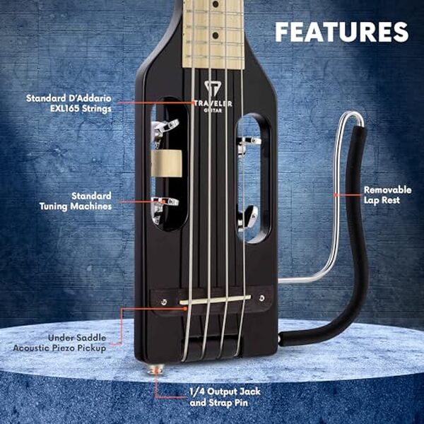 Découvrez notre test complet de la guitare basse travel ULB noir brillant : légèreté, qualité sonore et portabilité pour musiciens en déplacement. 