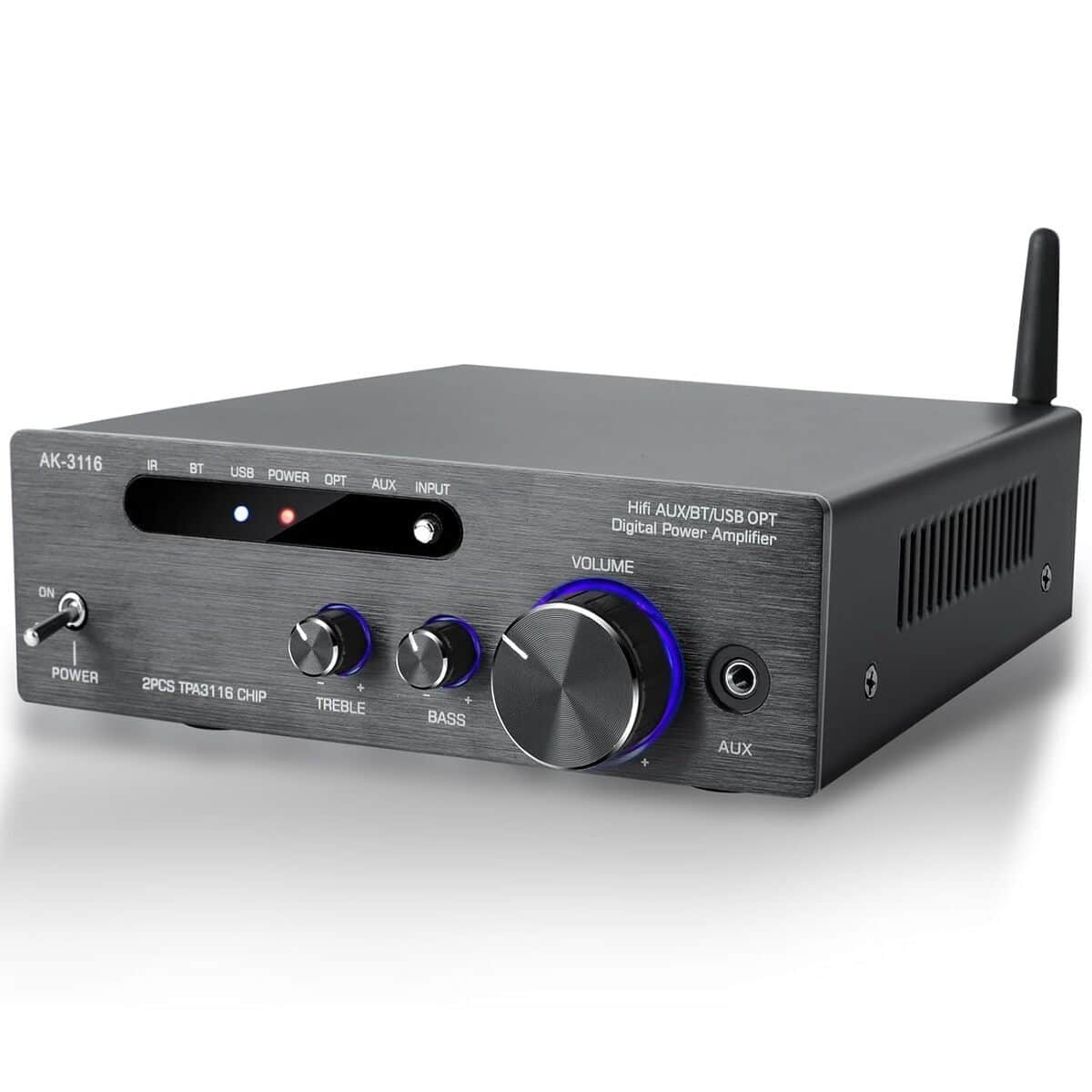 Test de l'amplificateur HIFI 2000W Bluetooth 5.3