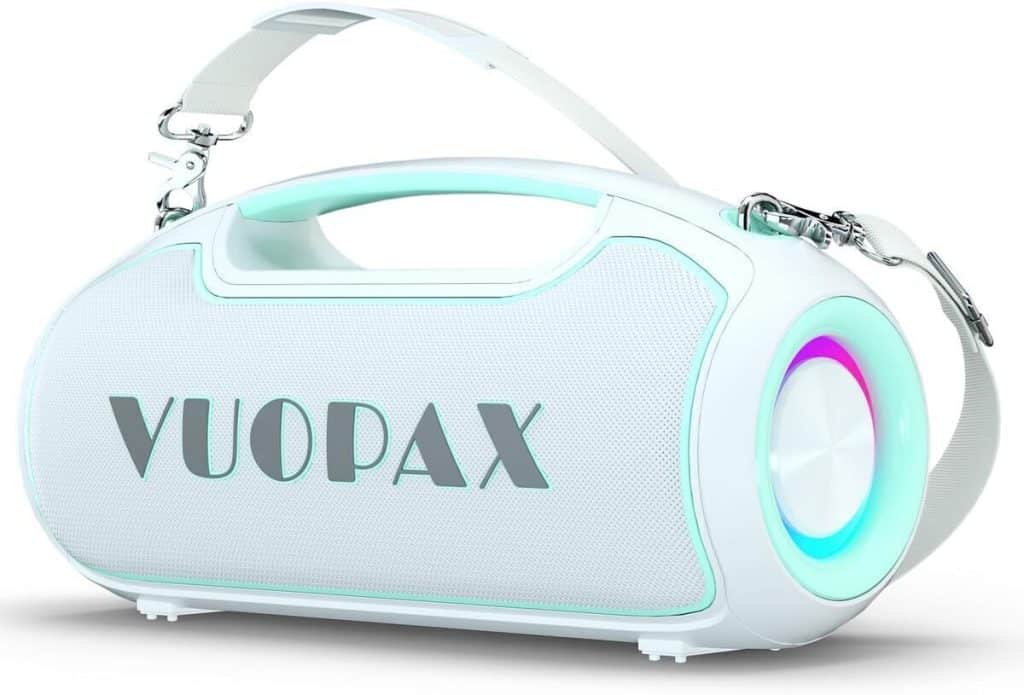 Test de l'enceinte Bluetooth portable VUOPAX : puissance et basses renforcées