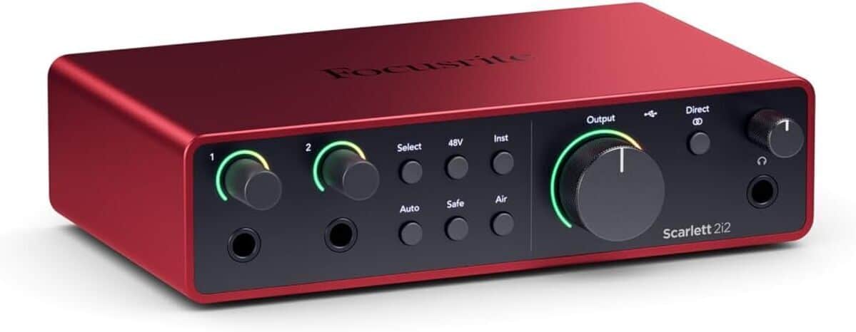 Test de l'interface Focusrite Scarlett 2i2 4th Gen : haute qualité sonore