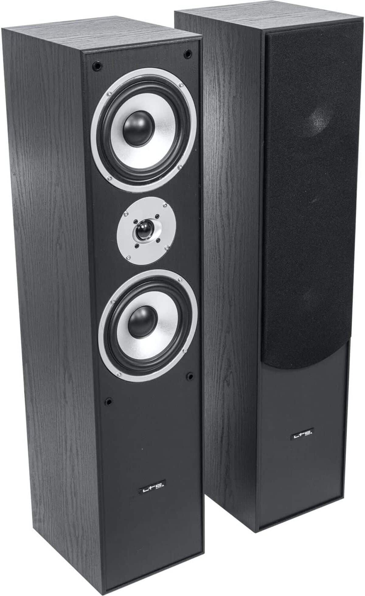 Test Des Enceintes Hifi Ltc L766-Bl : performance 350w En Bois Noir