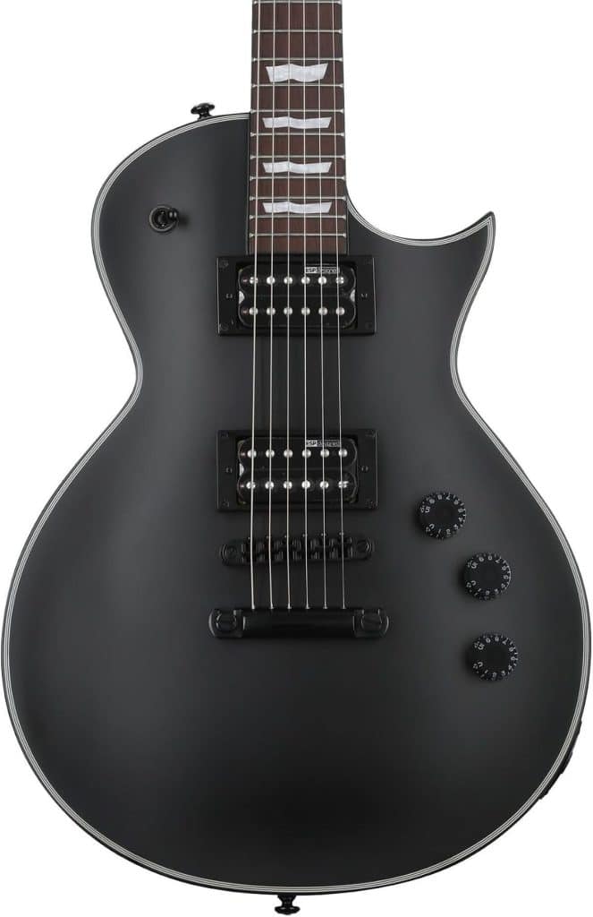 Test : esp LTD EC-256, guitare électrique noir satiné