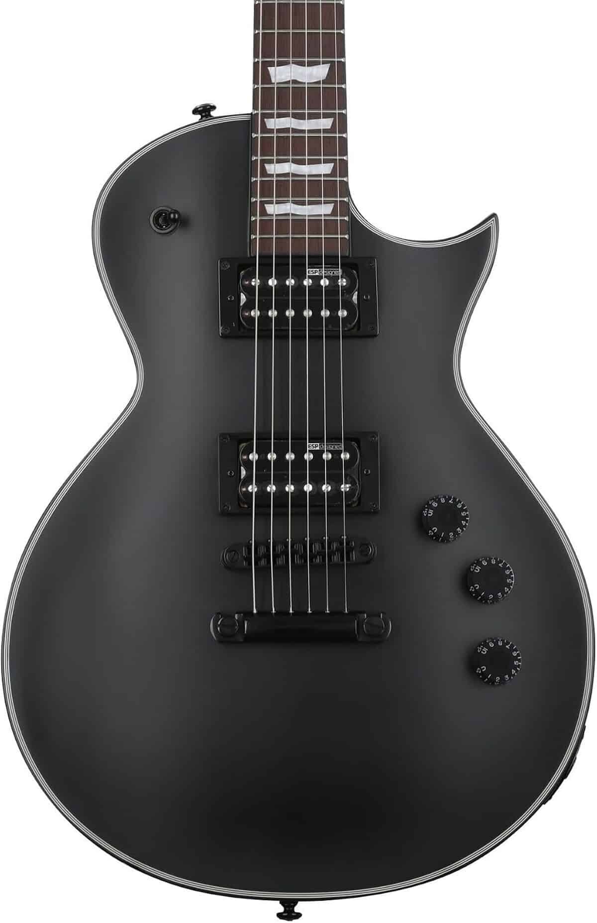 Test : esp LTD EC-256, guitare électrique noir satiné